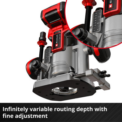 Einhell Cordless Router 18V With Accessory Kit Brushless Professional ...