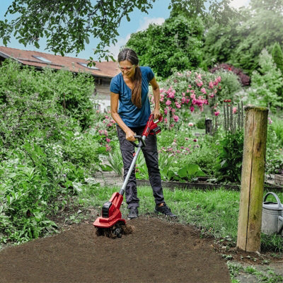 Einhell Cordless Tiller 20cm Working Depth 18V Power X-Change With Mudguard GE-CR 18/20 Li E-Solo - Body Only