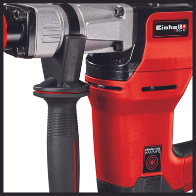 Einhell Demolition Hammer - Powerful 1050W - 12J Impact Force - SDS-Max Chuck - Includes Chisels & Carry Case - TE-DH 12