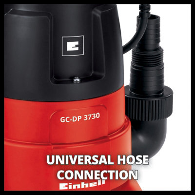 Einhell Dirty Water Pump 370W 9000 L/H Submersible Pump Drain Floods ...