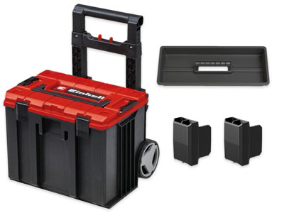Einhell E-Case 4 Stackable Tower Rolling Mobile Tool Storage Box ...