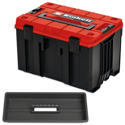 Einhell E-Case Stackable Tower Rolling Mobile Tool Storage Box Trolley ...