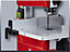 Einhell Electric Band Saw - Height Adjustable With 45 Degree Tilt - Dust Extraction - Powerful 250W Bench Saw Red - TC-SB 200/1