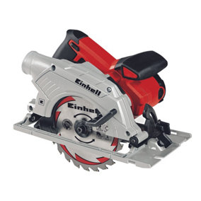 Einhell Electric Circular Saw 165mm - Includes 24t Blade - Tool-Less Change With Dust Extraction - TE-CS 165