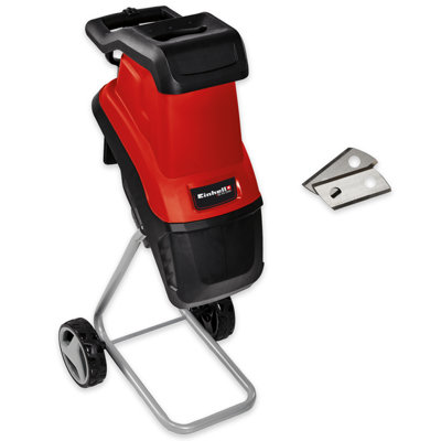 Einhell Electric Garden Shredder 2500W With Catch Bag Easy Transport Handle And Mobile Wheels - GC-KS 2540