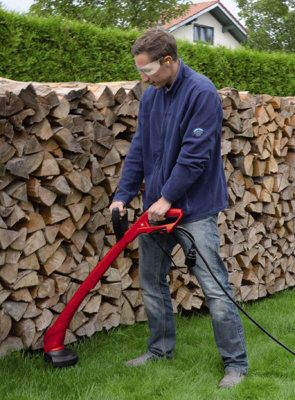 Einhell Electric Grass Trimmer & Line Strimmer 23cm - Ergonomic And Impact Resistant - 6 Metre Power Cord - GC-ET 3023