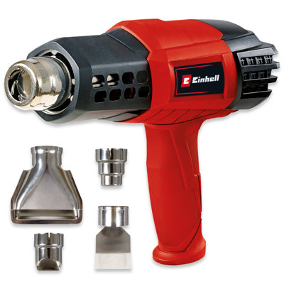 Einhell Electric Heat Gun 2000W With Metal Nozzle Kit Up To 550 Degrees Celsius TE-HA 2000/1 E