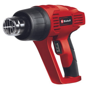 Einhell Electric Heat Gun - Includes 5pcs Accessory Kit - Up To 550 Degrees Celsius - Powerful 2000W Hot Air Warmup - TH-HA 2000/1