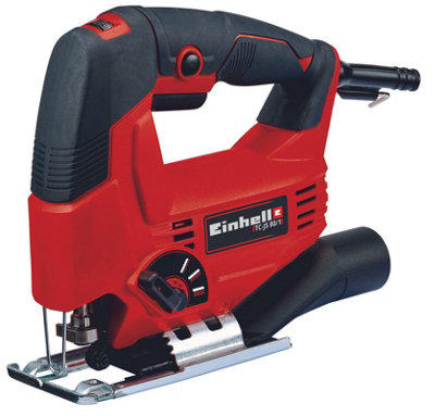 Einhell Electric Jigsaw - Powerful 550W Motor - 45 Degree Bevel - Dust Extraction - Tool-Free Blade Change - TC-JS 80/1