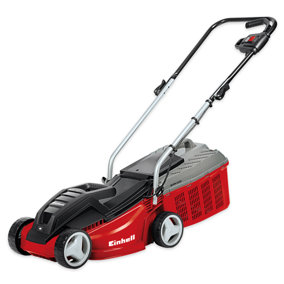 Einhell Electric Lawnmower - 33cm Width - Powerful 1250W Motor - 30L Grass Collector - 10m Cable With Strain Relief - GE-EM 1233
