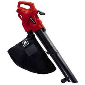 Einhell Electric Leaf Blower & Garden Vacuum - Powerful 3000W - Shredding Function With Harness & 40L Catch Bag - GC-EL 3024 E