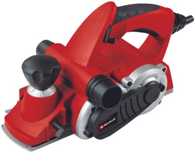 Einhell Electric Planer - With Guide, Depth Stop & TCT Blade - Handheld With Softgrip - 3mm Depth - Powerful 900W - TE-PL 900