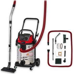 Einhell Electric Wet And Dry Vacuum Cleaner 30L Tank 1400W With Blowing Function Castor Wheels TE-VC 2349