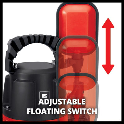 Einhell GC-DP 3730 Dirty Water Pump - 370W, 9000 L/H Submersible Electric Pump - Drain Floods, Empty Hot Tubs And Pools
