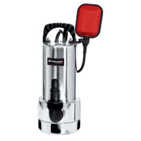 Einhell GC-DP 9035N Dirty Water Pump - 900W, 18,000 L/H, Stainless Steel Submersible Pump - Drain Floods, Empty Hot Tubs And Pools