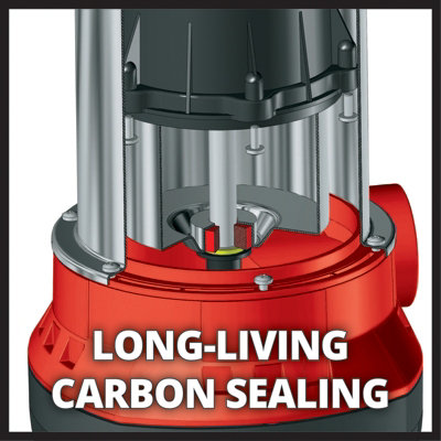 Einhell 350W Submersible Clean Water Pump - Low Level, 8000 L/H