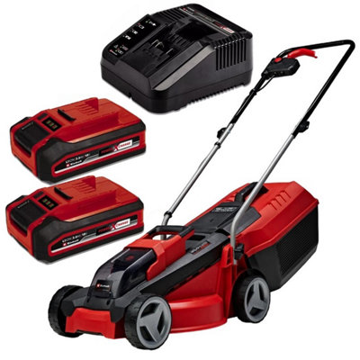 Einhell GE-CM 18/ 18v Cordless Lawnmower 30cm Lawn Mower PXC + 2 X 3.0ah Battery