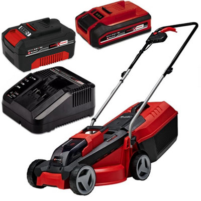 Einhell GE-CM 18/ 18v Cordless Lawnmower 30cm Lawn Mower PXC + 4ah + 3ah Battery