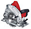 Einhell Handheld Circular Saw - 165mm Blade Width - Powerful 1250W - Carbide Blade Included - Perfect For DIY - TC-CS 1200