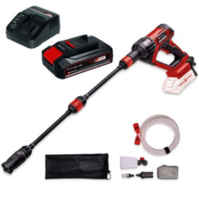 Einhell Hypresso Li rechargeable battery-Pressure Washers + 2.5AH Charging Kit