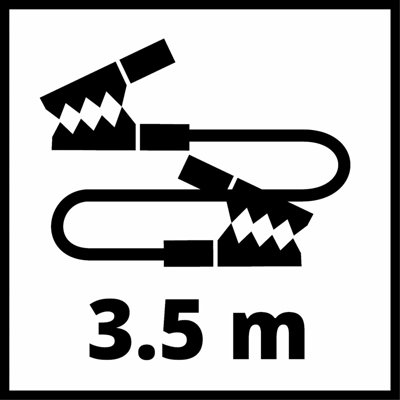 Cavi Jumper Per Auto 25 Mm² 3m - Adatto A Benzina 3.5L E Diesel 2.5L, Con Custodia, 793625 - 3