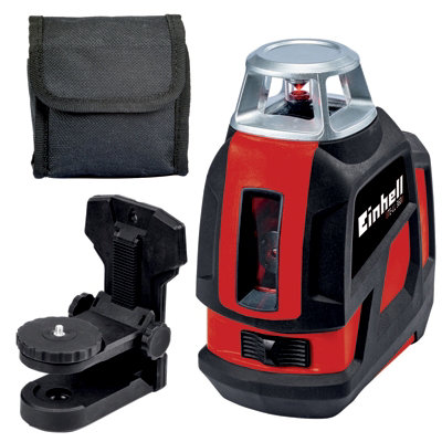 Einhell Laser Level - 360 Degrees Coverage - Laser Cross Projection With Self-Leveling - 1/4 Mount For Tripod Use - TE-LL 360