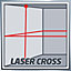 Einhell Laser Level - 360 Degrees Coverage - Laser Cross Projection With Self-Leveling - 1/4 Mount For Tripod Use - TE-LL 360