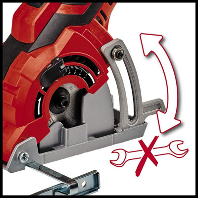 Einhell Mini Circular Saw - 89mm Blade Width - 3 Blades Included - Powerful 600W - Dust Extraction & Tool-Free Features - TC-CS 89