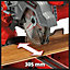 Einhell Mitre Saw 215mm Drag & Crosscut 1600W Adjustable Cutting Tool For Workshops - TC-SM 216
