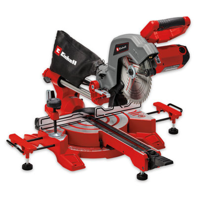 Einhell Mitre Saw 215mm - Drag & Crosscut - Powerful 1600W - Adjustable ...