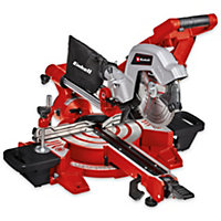 Einhell Mitre Saw 216mm - Dual Sliding With Drag - Powerful 1800W - Laser Angle Adjustment Tool - TE-SM 216