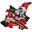 Einhell Mitre Saw 216mm - Dual Sliding With Drag - Powerful 1800W - Laser Angle Adjustment Tool - TE-SM 216