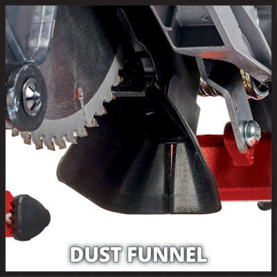 Einhell Mitre Saw 216mm - Dual Sliding With Drag - Powerful 1800W - Laser Angle Adjustment Tool - TE-SM 216 - 4