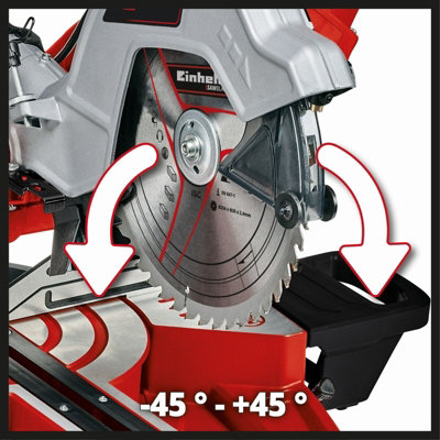 Einhell 210mm double bevel deals slide mitre saw