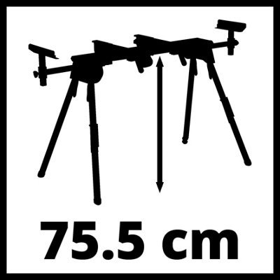 Einhell Mitre Saw Stand - Up To 80kg Load Rating - MSS 1608