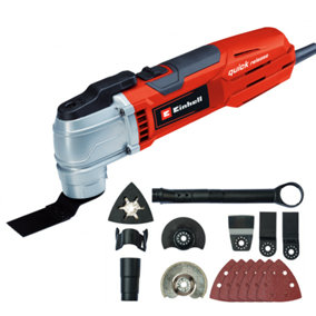 Einhell Multi Tool 300W With 12 Piece Accessory Case Corded Oscillating Tool - TE-MG 300 EQ