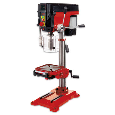 Einhell Pillar Drill 750W Height Adjustable Bench Drill With Table Tilt B16 Chuck Mount LED Light TE-BD 750 E