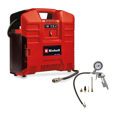 Einhell Portable Compressor 90L/min 36V With Accessory Kit 8 Bar Power ...