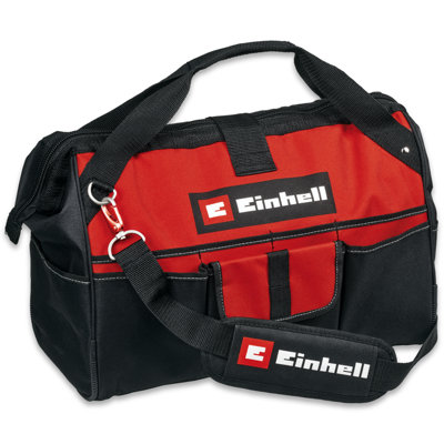 Einhell Power Tool Bag - Red and Black Livery - 45cm by 29cm - Practical  and Hard-Wearing