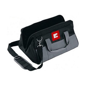 Einhell  Power X-Change 16" Open Mouth Tool Bag Holdall + Shoulder Strap Black