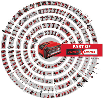 Einhell Power X-Change 18V Battery Twin Pack - 2x 4.0Ah Batteries - Compatible With All Power X-Change Products - 36V TwinPower