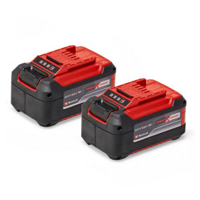 Einhell Power X-Change 18V Battery Twin Pack - 2x 5.2Ah Batteries - Compatible With All Power X-Change Products - 36V TwinPower