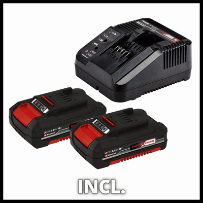 Einhell Power-X-Change 18V Cordless Combi Drill 44Nm Impact Driver 140Nm Power Tool Set With Batteries Charger Carry Bag - 4