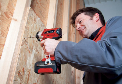 Einhell Power-X-Change 18V Cordless Combi Drill 44Nm Impact Driver 140Nm Power Tool Set With Batteries Charger Carry Bag - 8