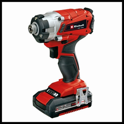 Einhell Power-X-Change 18V Cordless Combi Drill 44Nm Impact Driver 140Nm Power Tool Set With Batteries Charger Carry Bag - 9