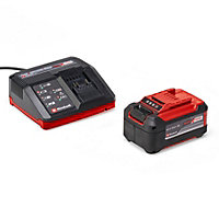 Einhell Power X-Change 5.2Ah Battery And Charger Starter Kit 4A Fastcharger Up to 1250W Compatible With All Power X-Change 18V