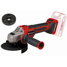 Einhell Power X-Change Cordless Angle Grinder 125mm - TP-AG 18/125 CE Q Li-Solo - Body Only