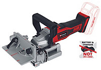 Einhell Power X-Change Cordless Biscuit Jointer 18V - Includes Accessories - With Dust Extraction - Body Only - TE-BJ 18 Li Joiner