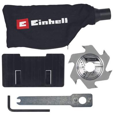 Einhell Power X-Change Cordless Biscuit Jointer 18V - Includes Accessories - With Dust Extraction - Body Only - TE-BJ 18 Li Joiner
