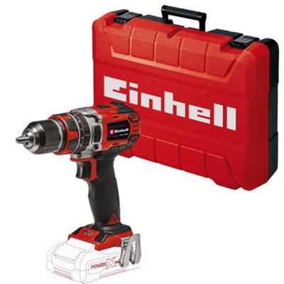 Einhell Power X-Change Cordless Brushless Combi Hammer Drill 18/50 50NM + Case